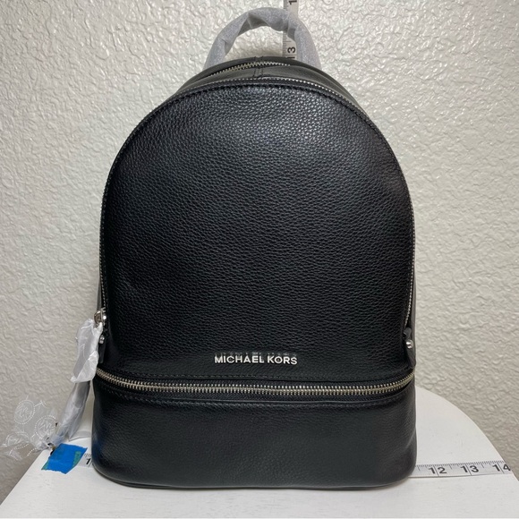 NWT - MK Michael Kors Rhea Medium Leather Backpack - Picture 1 of 13